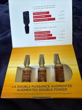 Clarins Double Serum Augmented Double Power Sample Set 3 Vials